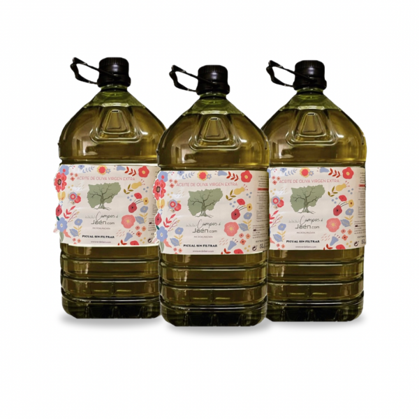 ACEITE PICUAL VIRGEN EXTRA – Pack 3 x 5 L